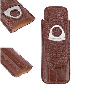 genuine leather cigar pouch