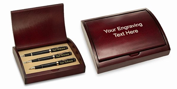 Laser Engraved Pen & Pencil Gift Set