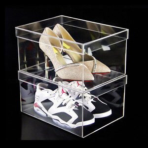 acrylic shoe boxes