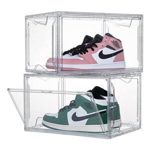 plastic shoe boxes
