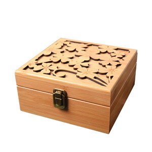 carved wooden boxes